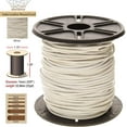 thumbnail image 4 of The Beadsmith Leather Cord – White – 1mm Spool – 25 Yards/22.86 Meters – Indian Leather Thong Ideal for Braiding, Beading, Necklaces, Fine Lacing, Hair Accessories & DIY Jewelry Making, 4 of 8