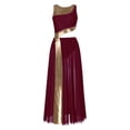 thumbnail image 4 of YEAHDOR Womens Single Strap Leotard Dance Costume Lyrical Contemporary Dance Dress, 4 of 6