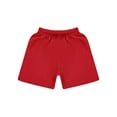 thumbnail image 3 of Jelory Kids Boys Athletic Shorts Solid Color Trunks Sports Workout Shorts Football Basketball Shorts Red 22, 3 of 5