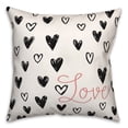 thumbnail image 2 of Creative Products Simple Heart Pattern Love 16 x 16 Spun Poly Pillow, 2 of 3