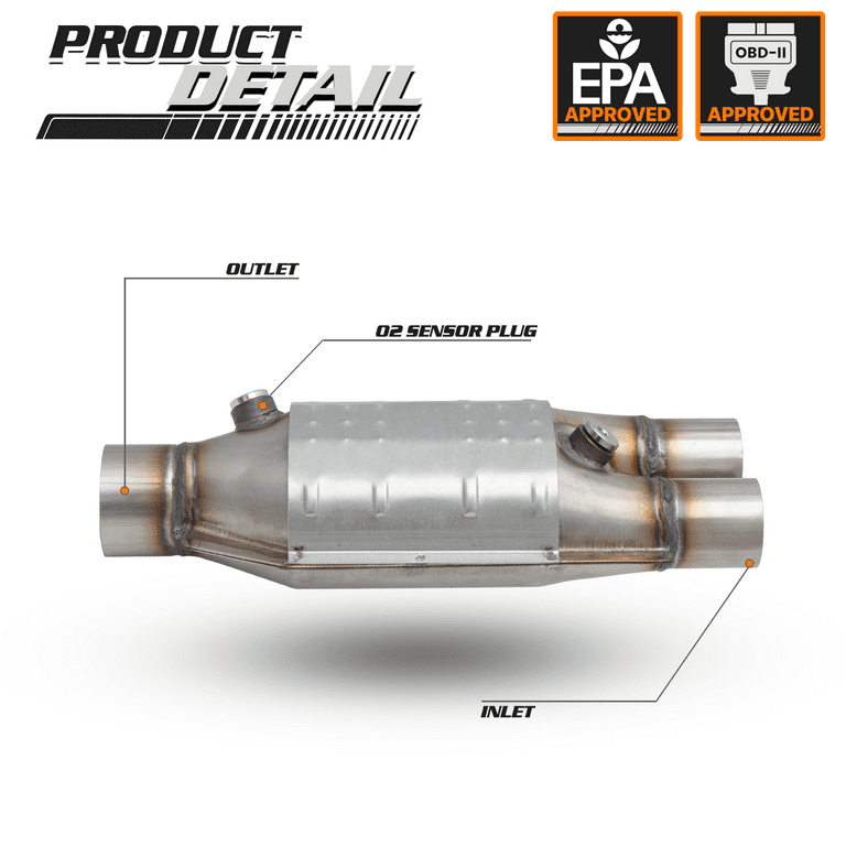Dual exhaust best sale catalytic converter