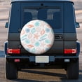thumbnail image 5 of Kll Colorful Seashells1 Tire Cover,Universal Wheel Tire Cover For Trailer, Rv, Suv, Truck,Camper And Many Vehicle,(15 Inch), 5 of 8