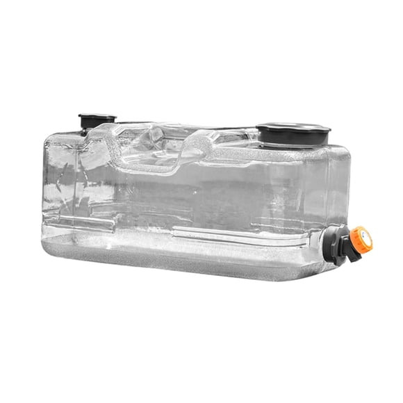 Jarra de agua para camping con grifo. Depósito de agua versátil para barbacoas en caravanas y emergencias. 15 litros