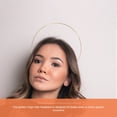 thumbnail image 4 of IBASETOY 1Pc Golden Decorative Hairband Simple Stylish Hair Hoop for Engagement and Party, 4 of 8