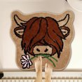 thumbnail image 2 of CSChome Front Door Mat Funny Cow Door Mat Wear Resistant Highly Absorbent Non-Slip Floor Mat Specially Shaped Welcome Rug, 2 of 6