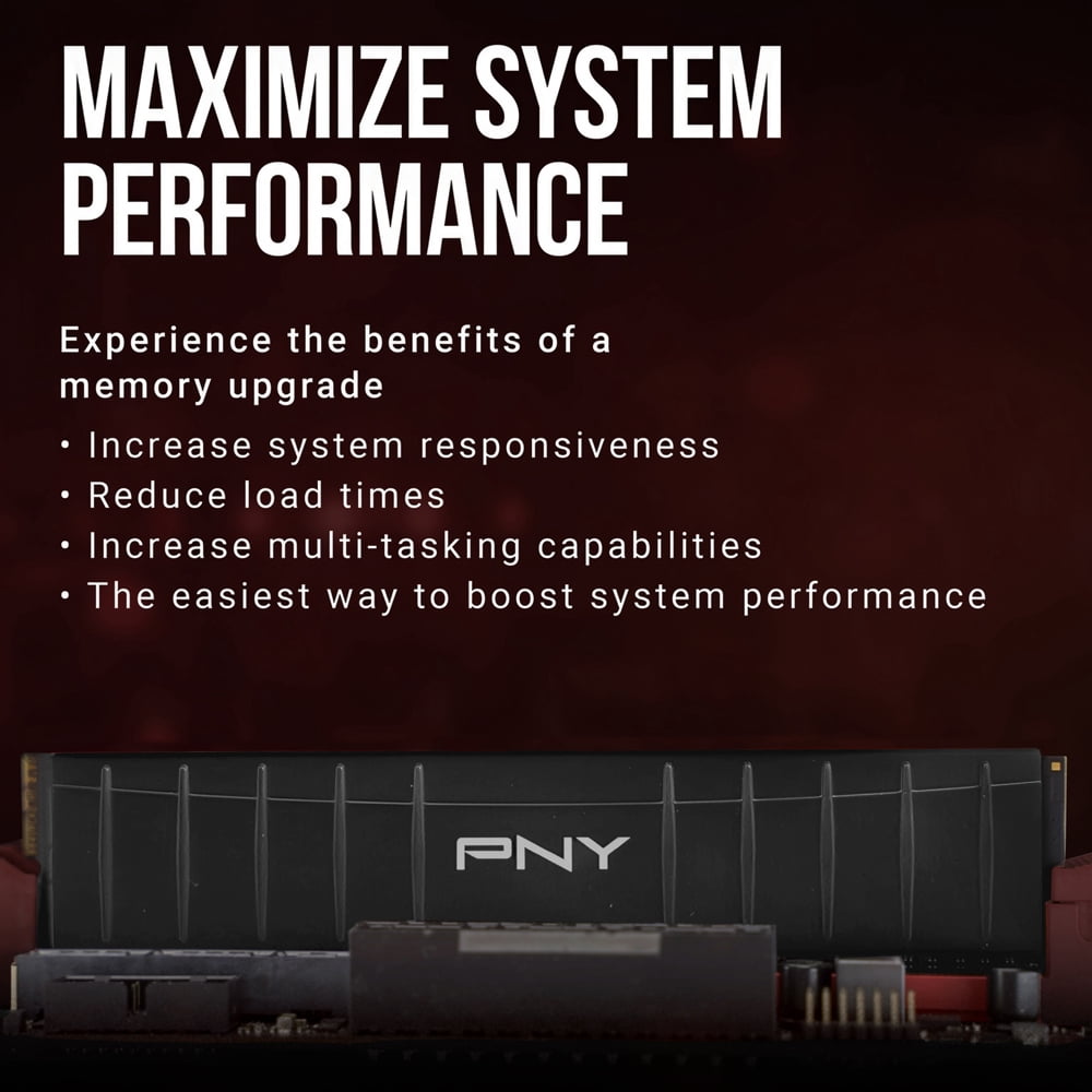 PNY 16GB (2x8GB) XLR8 Gaming DDR4 3600MHz Low Profile Desktop Memory Kit