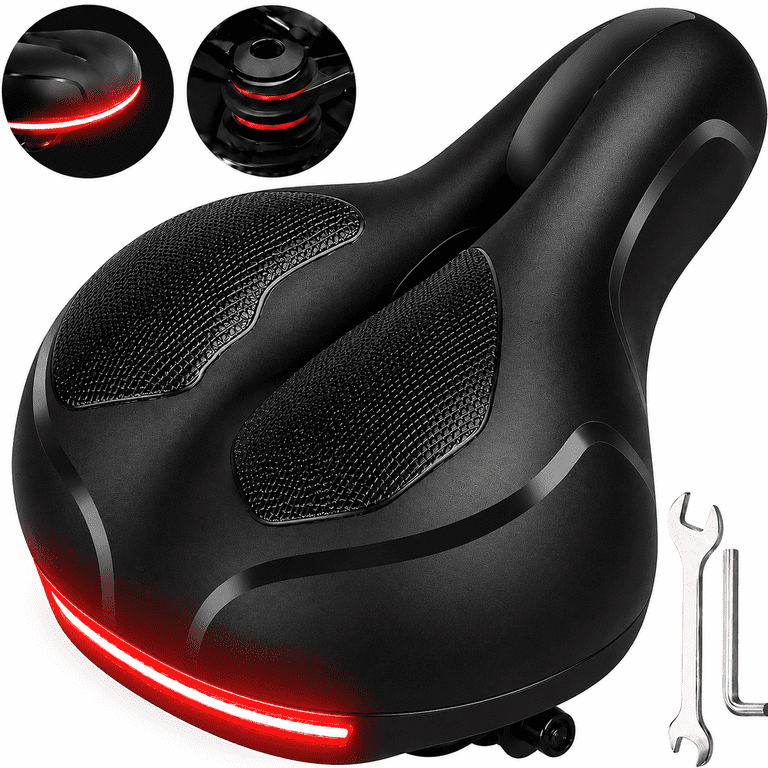 NIUTA Oversized Bike Seat Cushion, Memory Foam Saddle photo 1