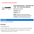 thumbnail image 2 of Front Steering Damper - Compatible with 1988 - 1991 Jeep Grand Wagoneer 1989 1990, 2 of 2