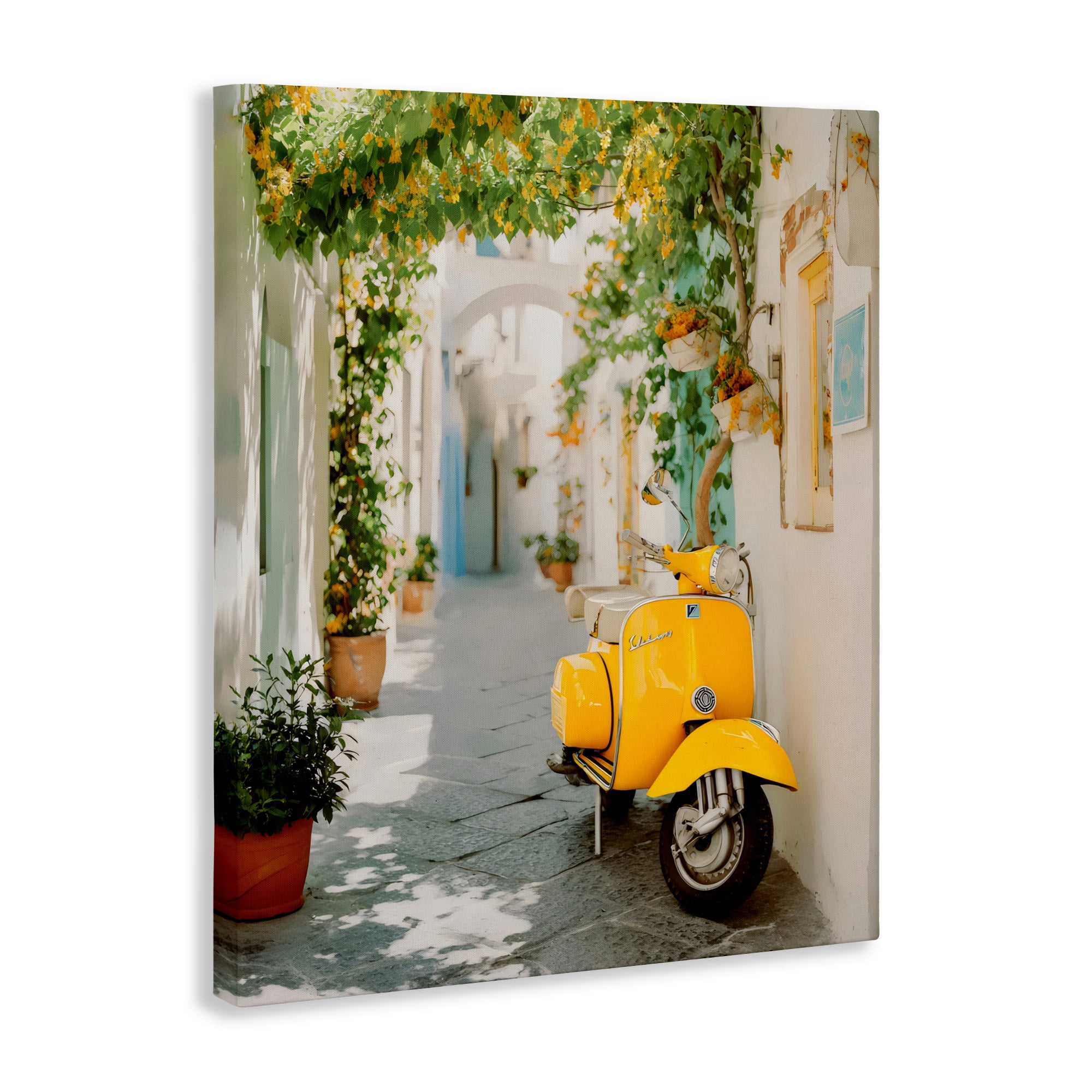 Stupell Industries Vacation Ride Through Alley Canvas Wall Art, design by Franklyn Gregory
