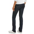 thumbnail image 3 of Oh! Mamma Maternity Women's Straight Leg Jeans with Demi Panel (Women's & Women's Plus), 3 of 4