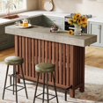 thumbnail image 4 of Tribesigns 63-Inch Large Home Bar Unit, 2-Tier Mini Bar Table Height Pub Table with Footrest, Modern Coffee Bar Cabinet for Home Kitchen, Bistro, Dining Room, Living Room, 4 of 9