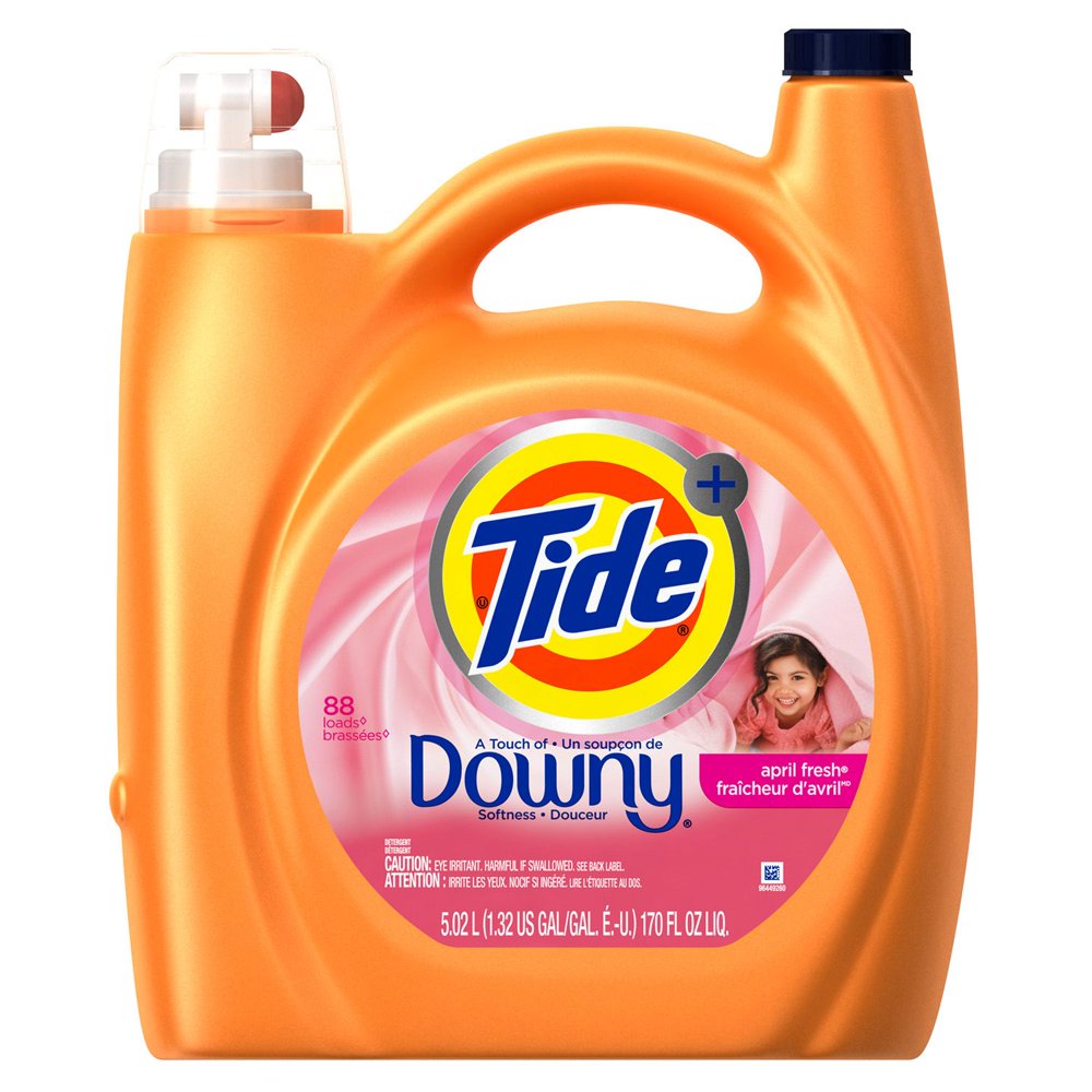 Tide Plus Downy Laundry Detergent, April Fresh (170 oz., 88 Loads