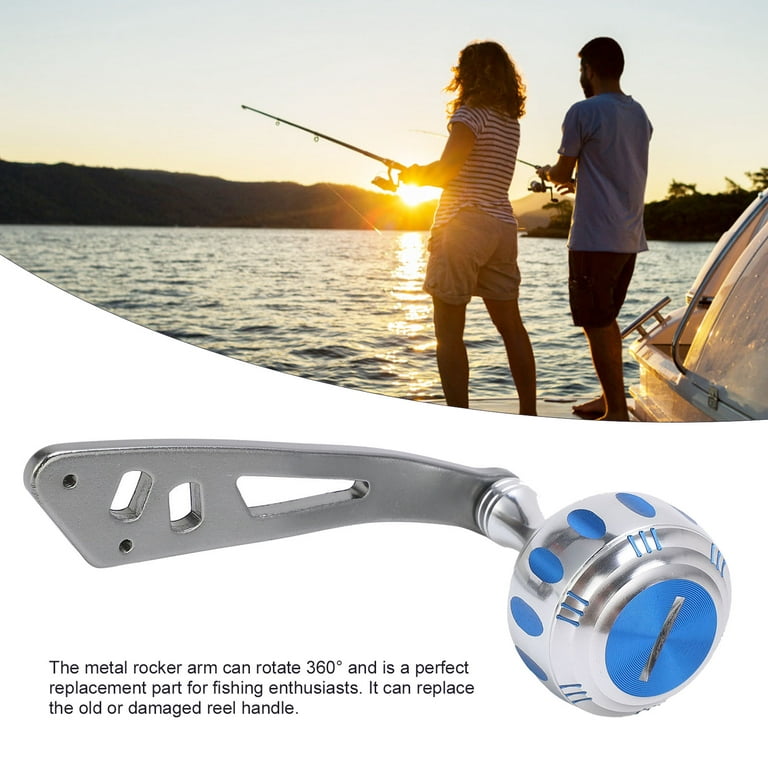Fishing Reel Handle, Metal Power Handle Knob Grip Replacement with