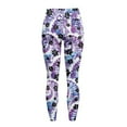 thumbnail image 6 of Renewold Paw Tie-dye Violet Blue Yoga Pants for Women with Pockets Full Length Workout Leggings High Waist Tummy Control Lounge Pants Activewear Fashion Womens Leggings, XS, 6 of 8