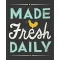 thumbnail image 2 of Mullan, Michael 15x18 White Modern Wood Framed Museum Art Print Titled - Retro Diner Made Fresh Daily, 2 of 4