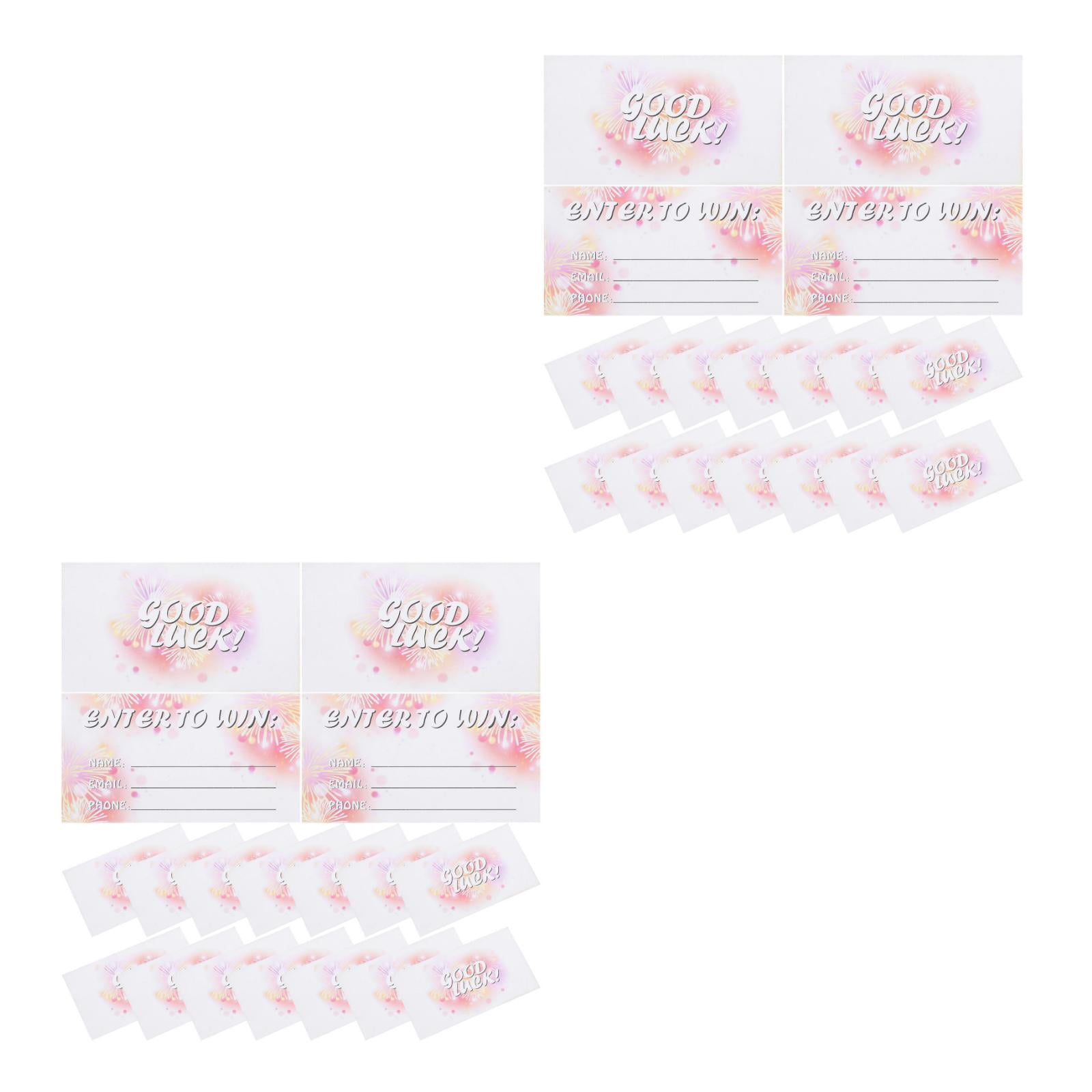 Masteelf 600 pcs Tickets Name Phone Number and Email Raffle Tickets Entry Form for Contests Drawings Lotteries Prize Game