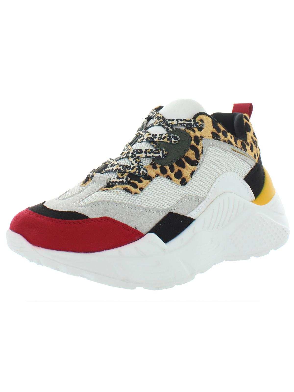 Steve Madden Womens Antonia Leopard Print Athleisure Fashion Sneakers -  Walmart.com
