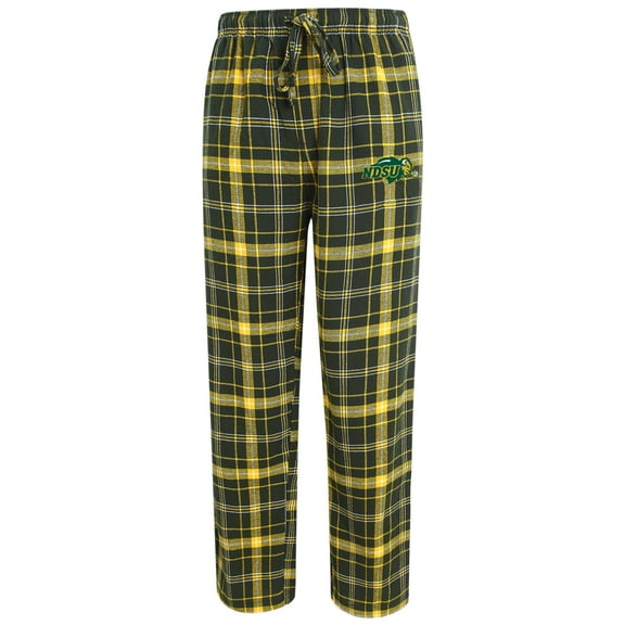 Men's Concepts Sport Green/Gold NDSU Bison Ultimate Flannel Pants