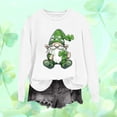 thumbnail image 2 of Camiseta de Manga Larga de la Mujer Grinch Navidad Impresa Casual con Detalle de la Manga Festiva, Camisetas de Navidad de Manga Larga de la Mujer, 2 of 5