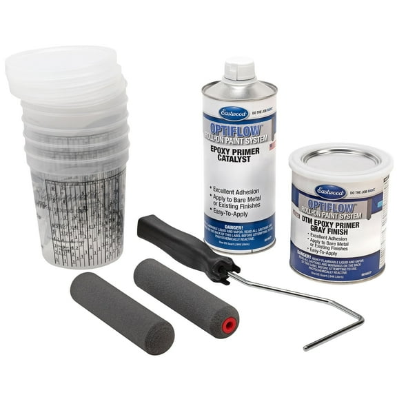 Optiflow Epoxy Primer Starter Kit Automotive Roll-On Paint Gray