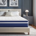 thumbnail image 3 of POSMOND Queen 12 inch Cooling Gel Memory Foam Hybrid Mattress with Individually Pocketed Coils, Medium Support, Motion Isolation, Mattress in a Box, CertiPUR-US Certified, 3 of 16