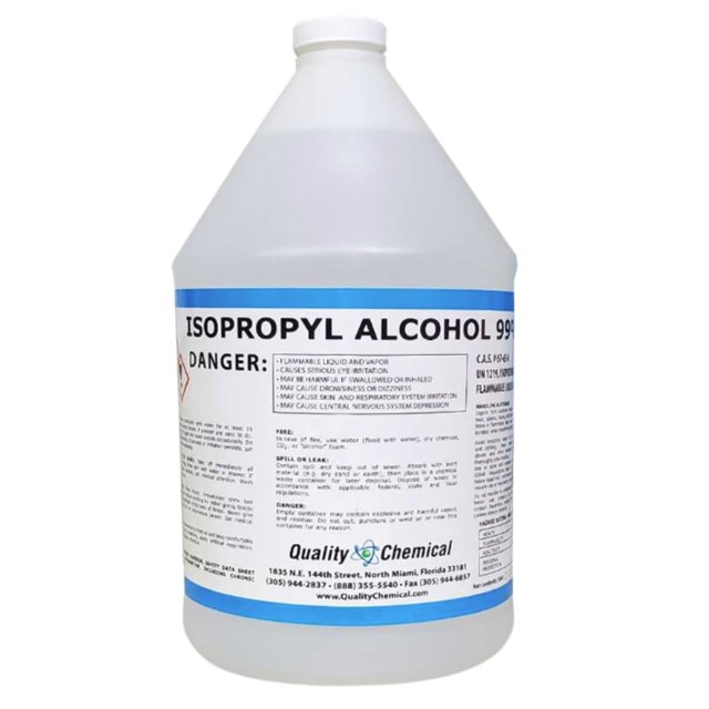 Alcohol isopropílico Quality Chemical 3,8 L 99,9 % puro