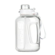YIMWNYI 1700ml Sports Water Bottle with Straw, Leakproof Plastic Drinking Bottle with Graduation Marking, Portable Water Bottle for Gym, Outdoor, Camping, Exercise