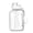 White, variant on Sktrjpolfis 1200ml Sports Water Bottle, Leakproof Large Capacity Jug with Straw & Handle, Graduated Hydration Bottle for Gym Camping Outdoor