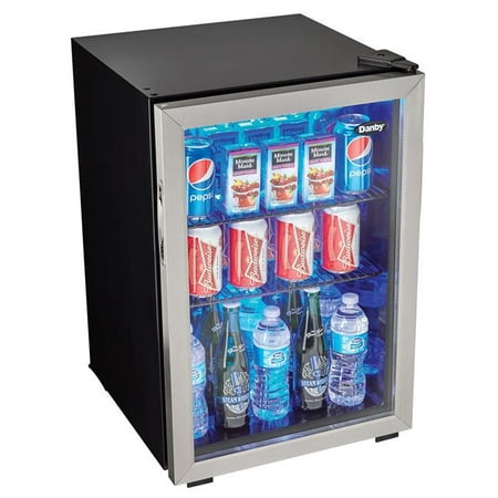 Danby 2.6 cu. ft. Free-Standing Beverage Center  Stainless Steel