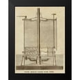 thumbnail image 2 of Inventions 15x18 Black Modern Framed Museum Art Print Titled - Collins Improved Turbine Water Wheel, 2 of 5