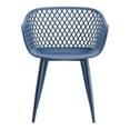 thumbnail image 3 of Moe's Home Collection Piazza Outdoor Chair Blue-Set Of Two, 3 of 8