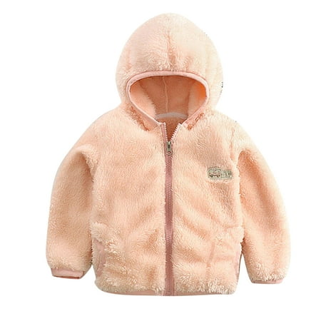 

Toddler Kids Baby Girls Boys Casual Zip Up Solid Jacket Coat Long Sleeve Lightweight Cute Thicken Outerwear Snowsuit
