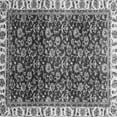 thumbnail image 1 of Ahgly Company Indoor Square Abstract Gray Modern Area Rugs, 8' Square, 1 of 4