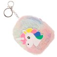 thumbnail image 2 of Monedero con llavero para mujer, monedero con cremallera, monedero de peluche, 2 of 7