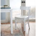 thumbnail image 2 of Linon Farren Solid Wood Set of Two Chairs in White, 2 of 15