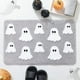 thumbnail image 1 of Felpudo de Halloween al aire libre | Esterilla de bienvenida fantasma espeluznante para uso interior y exterior | Decoración navideña de terciopelo cristalino de 15,7x23,6 pulgadas, antideslizante, 1 of 6