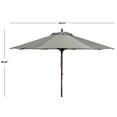 thumbnail image 4 of Safavieh Cannes 9' Market Push Wooden Patio Umbrella, Grey, 4 of 8