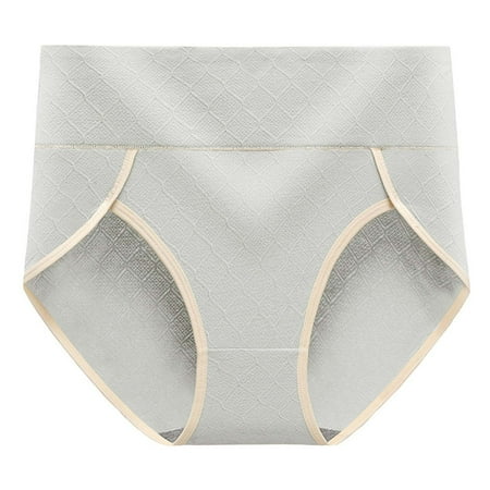Holiday Savings! Horkkom Cotton Underwear for Women Plus Size High Waisted Color Block Ladies Panties Comfy Breathable Underwear  Gifts for Women