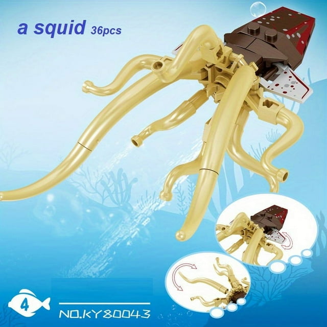 Lovely Sea Animals Building Blocks Toys Early Educational Toy For Kids Christmas Gift