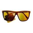 thumbnail image 5 of Fila Mens White Gold Plastic Shield  Sunglass , Gold Flash Lens SF9343 6VCA, 5 of 7