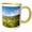 Yellow/White, variant on 3drose, Vines and Olive Groves of the Village of Panzano, Italy, 11oz Two-tone Red Mug