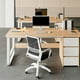 thumbnail image 5 of Laptop Clerk Office Desk Executive Reception Drawer Storage Office Desk Simplicity Wood Escritorio Ordenador Furniture QF50OD My Lux Decor Round, 5 of 30
