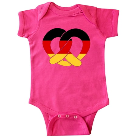 

Inktastic German Flag in Pretzel Shape Gift Baby Boy or Baby Girl Bodysuit