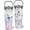 Beige-purple, variant on Butterfly Design Stainless Steel Tumbler 30oz with Lid, Straw & Handle - Vacuum Insulated Travel Mug, Water Bottle, Gift for Women