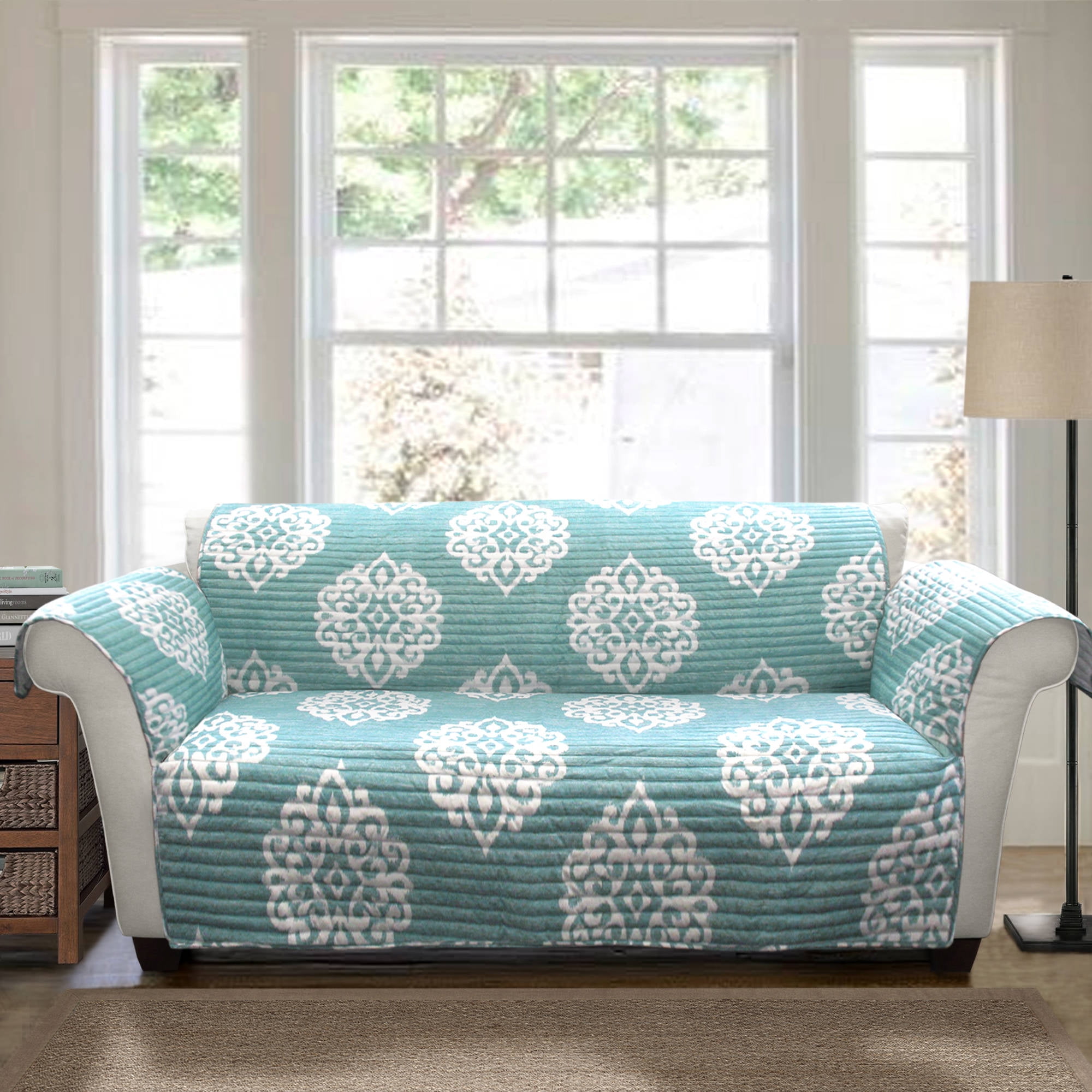 Sophie Furniture Protector, Blue Sofa Couch Cover