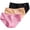 Dark Pink+Beige+Black, variant on 3-Pack Women Soft Cotton Panties Candy Color Underwear Mid-waist Breathable Briefs