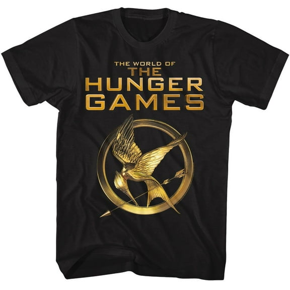 Hunger Games The World Of The Black Adult T-Shirt