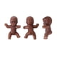 thumbnail image 4 of KAKOWELY 100 piezas de adornos de plástico para muñecas de bebé, mini recuerdos de fiesta de cumpleaños, regalos para bebés y niños pequeños (1) marrón, 4 of 5
