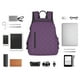thumbnail image 4 of Easygdp Retro Florals Purple para Easygdp Yak - Mochila Casual Ligera y Resistente para Viaje y Senderismo para Hombres y Mujeres, 4 of 7