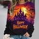 thumbnail image 5 of Ailaofu Spooky Season Sweatshirts Halloween Sweatshirt Women - Halloween Graphic Crewneck Tops Casual, 5 of 5